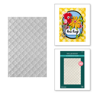 Bamboo Screen 3D Embossing Folder