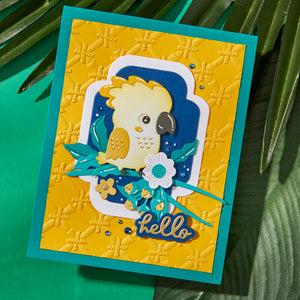 Bamboo Screen 3D Embossing Folder