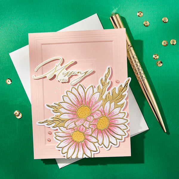 Crafty Hugs Sentiments Press + Foil Plate & Die Set by Yana Smakula