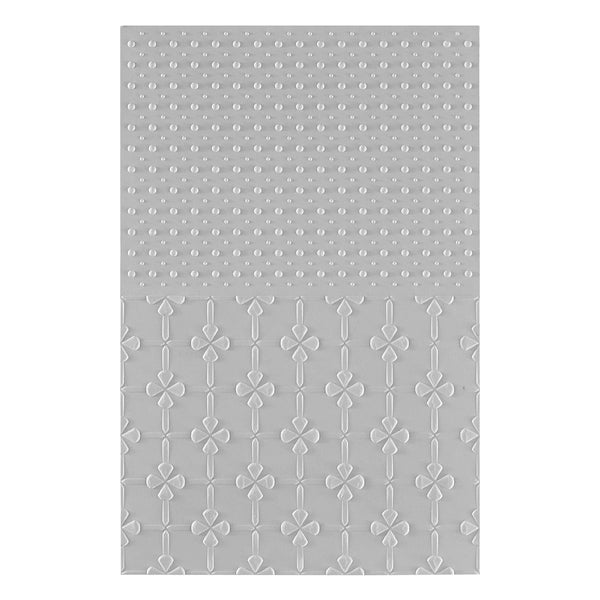 Polka Dot & Posy Duo 3D Embossing Folder by Wendy Vecchi