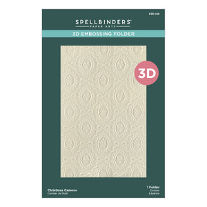 Christmas Cameos 3D Embossing Folder from the Merry Moments Collection
