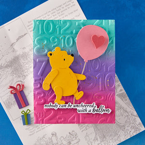 A Very Happy Birthday Sentiments Press + Foil Plate & Die Set