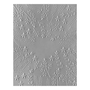 Stars and Fronds Frame 3D Embossing Folder by Dina Wakley