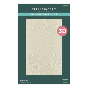 Distress Mix 3D Embossing Folder