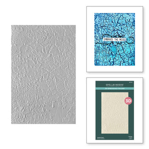 Crackle Paint 3D Embossing Folder