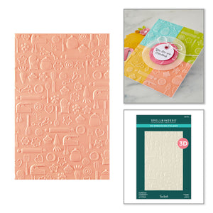 Confection Companions 3D Embossing Folder by Tina Smith