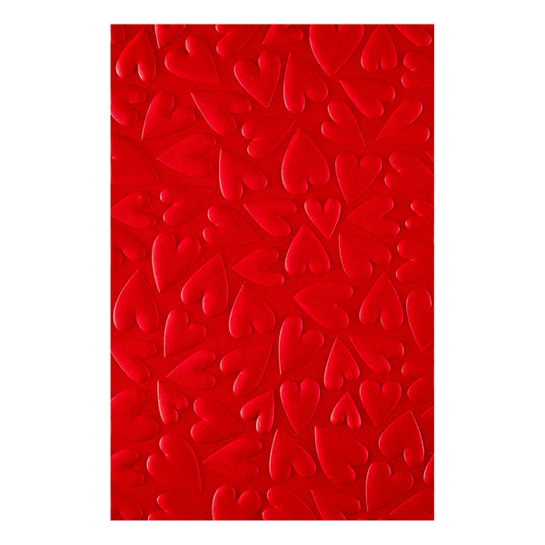 Puffy Hearts 3D Embossing Folder by Simon Hurley