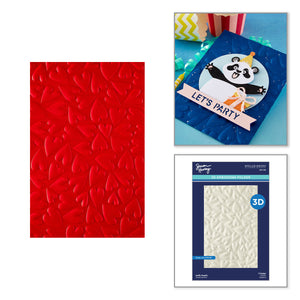 Puffy Hearts 3D Embossing Folder by Simon Hurley