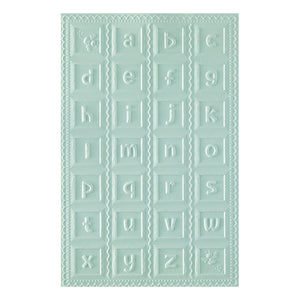 Classic Pooh Baby Blocks 3D Embossing Folder with Simple Stories