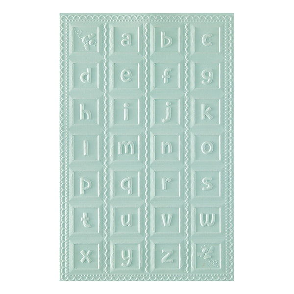 Classic Pooh Baby Blocks 3D Embossing Folder with Simple Stories
