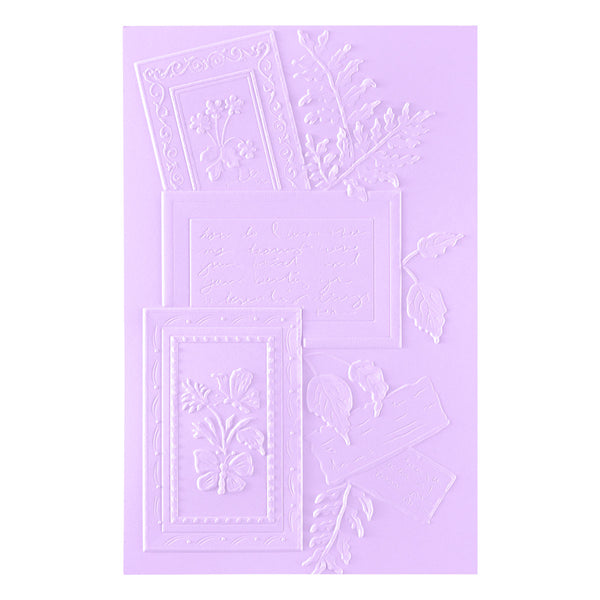 Ode to a Poet 3D Embossing Folder by Susan Tierney-Cockburn
