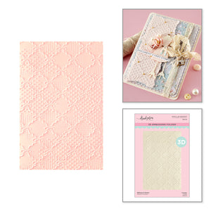 Ribbons & Seams 3D Embossing Folder by Frank Garcia