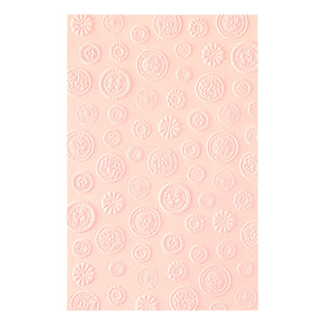 Haberdashery Buttons 3D Embossing Folder by Frank Garcia