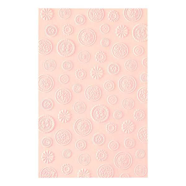 Haberdashery Buttons 3D Embossing Folder by Frank Garcia