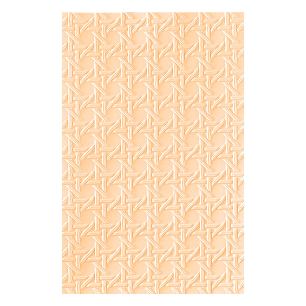 Rattan Cane 3D Embossing Folder by Simon Hurley