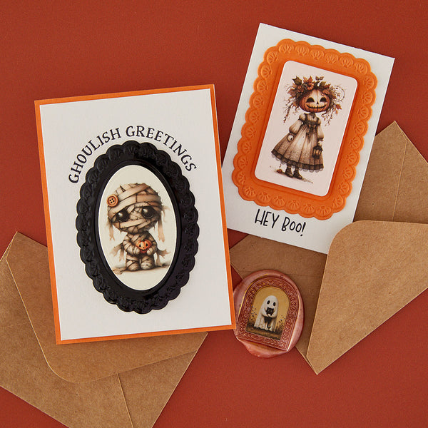 3D Photo & Floral Arch Frames Wax Seal Stamps and Die Bundle