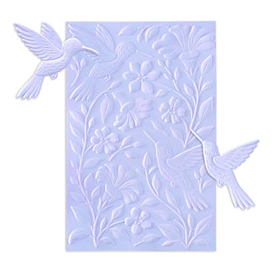 Hummingbird Garden 3D Embossing Folder & Die Set by Simon Hurley