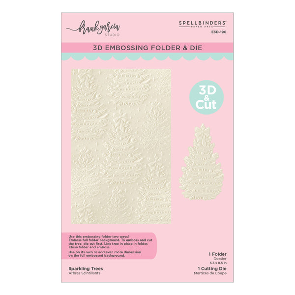 Sparkling Trees 3D Embossing Folder by Frank Garcia