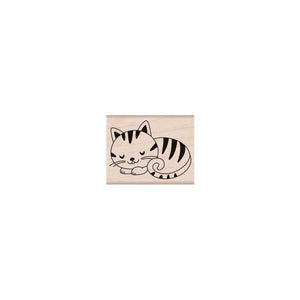 Hero Arts Sleeping Kitty Wood Stamp