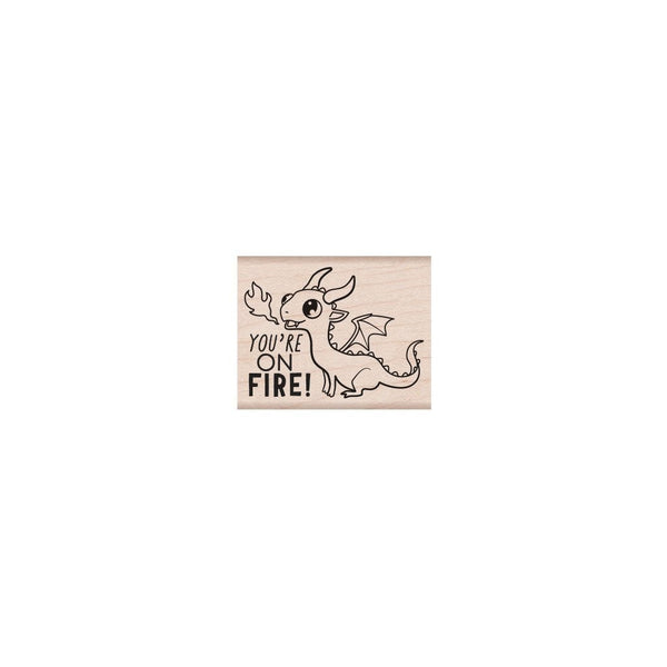 Hero Arts On Fire Wood Stamps