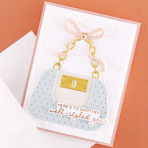 Crafter's Home Exclusive - Luxe Lattice Embossing Folder
