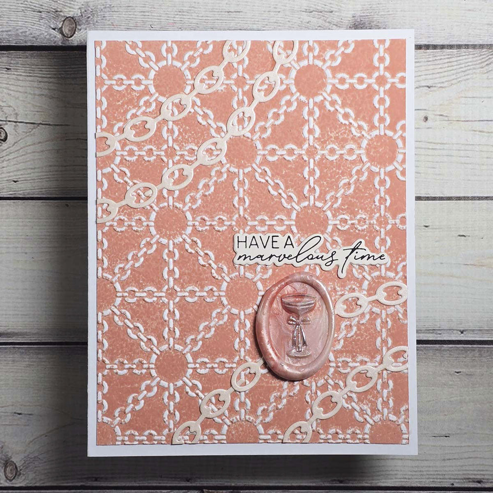 Crafter's Home Exclusive - Luxe Lattice Embossing Folder