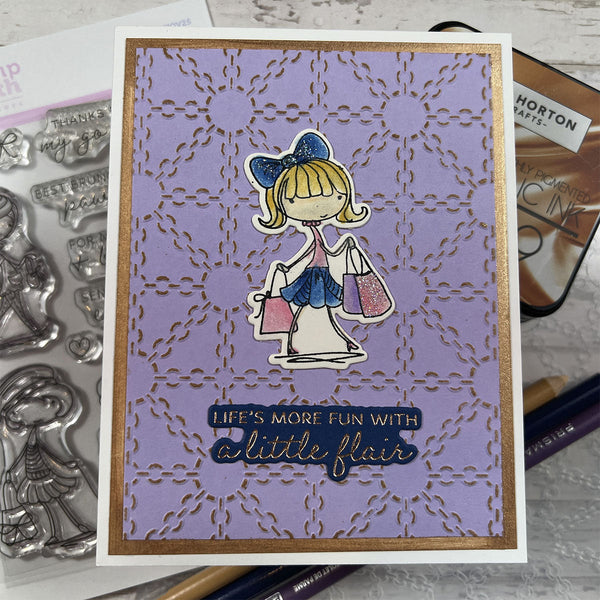 Crafter's Home Exclusive - Luxe Lattice Embossing Folder