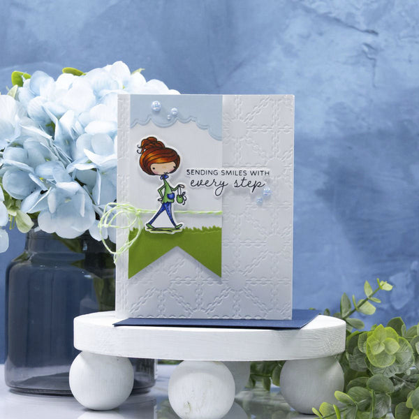 Crafter's Home Exclusive - Luxe Lattice Embossing Folder