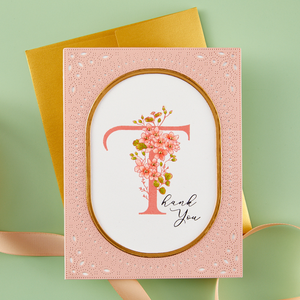 Floral T and Sentiment Press + Foil Plate