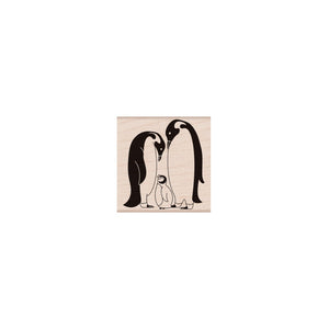 Hero Arts Penguin Family Wood Stamps
