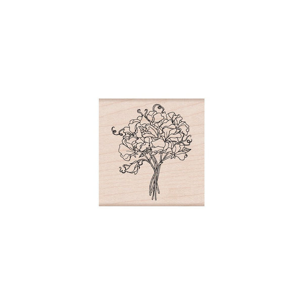 Hero Arts Sweetpea Bouquet Wood Stamps