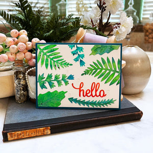 AIR Exclusive - Hero Arts Hello Rainforest Leaves Die Set