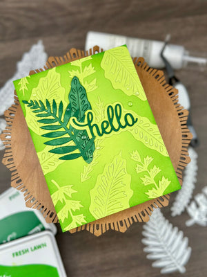 AIR Exclusive - Hero Arts Hello Rainforest Leaves Die Set