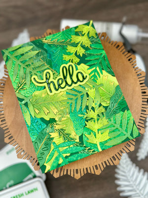 AIR Exclusive - Hero Arts Hello Rainforest Leaves Die Set
