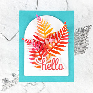 AIR Exclusive - Hero Arts Hello Rainforest Leaves Die Set
