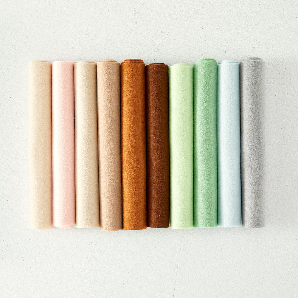 Merino Wool Felt Sheets - Neutral Collection