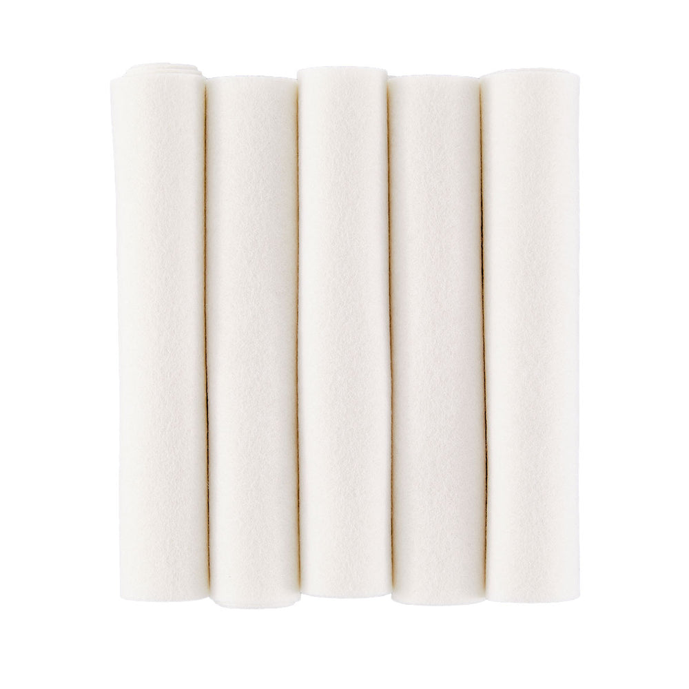Merino Wool Felt Sheets - Snow