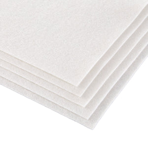 Merino Wool Felt Sheets - Snow