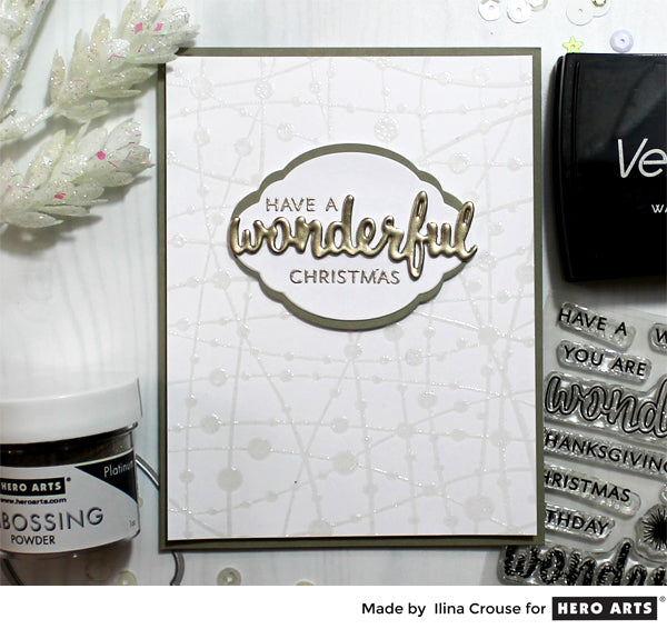 Hero Arts Wonderful Stamp & Cut Set