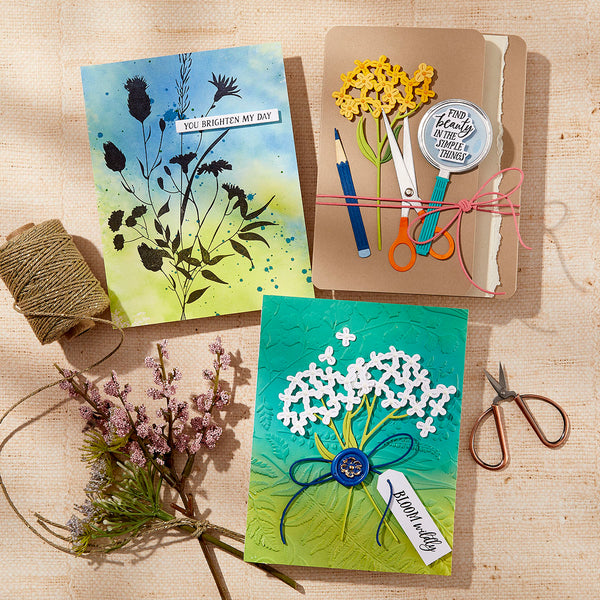 Lush Ferns Press + Foil Plate