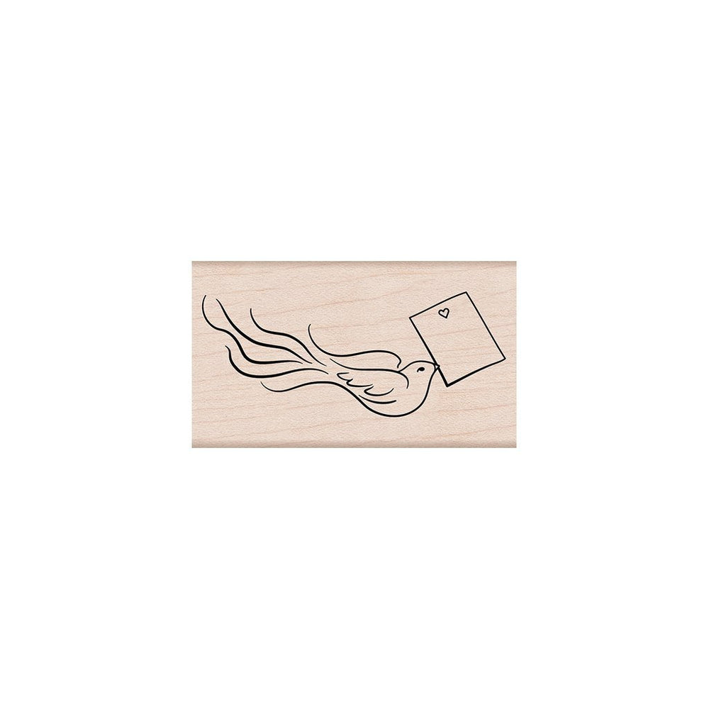 Hero Arts Love Note Bird Wood Stamps