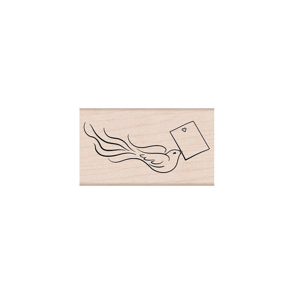 Hero Arts Love Note Bird Wood Stamps