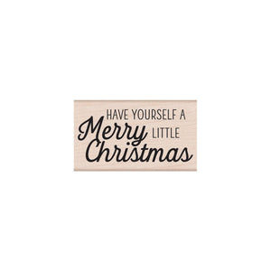 Hero Arts Merry Little Christmas Wood Stamps