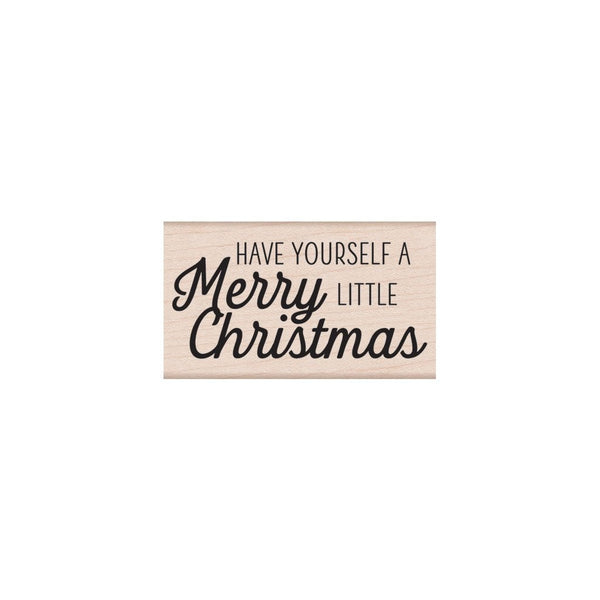 Hero Arts Merry Little Christmas Wood Stamps