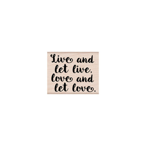 Hero Arts Live and Let Love Wood Stamps
