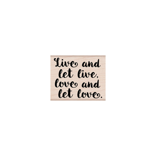 Hero Arts Live and Let Love Wood Stamps