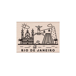 Hero Arts Destination Rio De Janeiro Wood Stamps