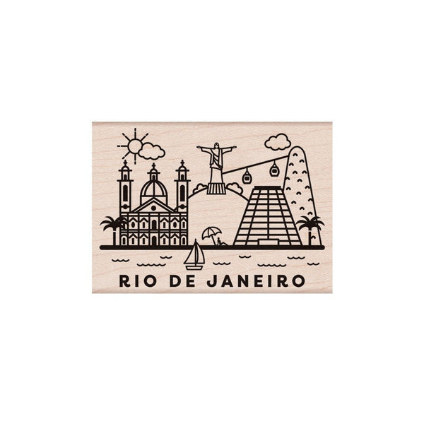 Hero Arts Destination Rio De Janeiro Wood Stamps