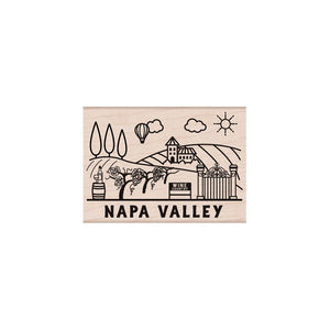 Hero Arts Destination Napa Valley Wood Stamps