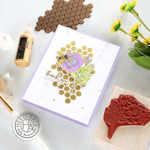 Hero Arts Honeycomb Glimmer Hot Foil Plate